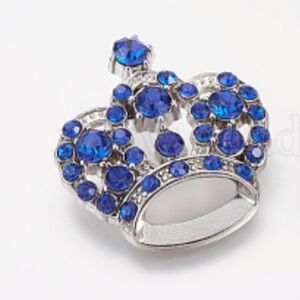 Royal Crystal Crown Pendant Necklace